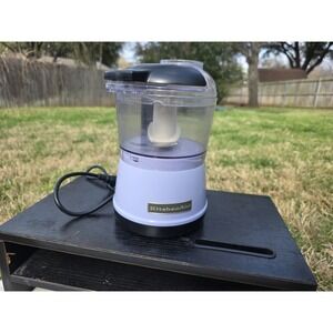 KitchenAid KFC3511 KFC3511WHo 3.5 Cup Food Processor Lilac For Parts No Work